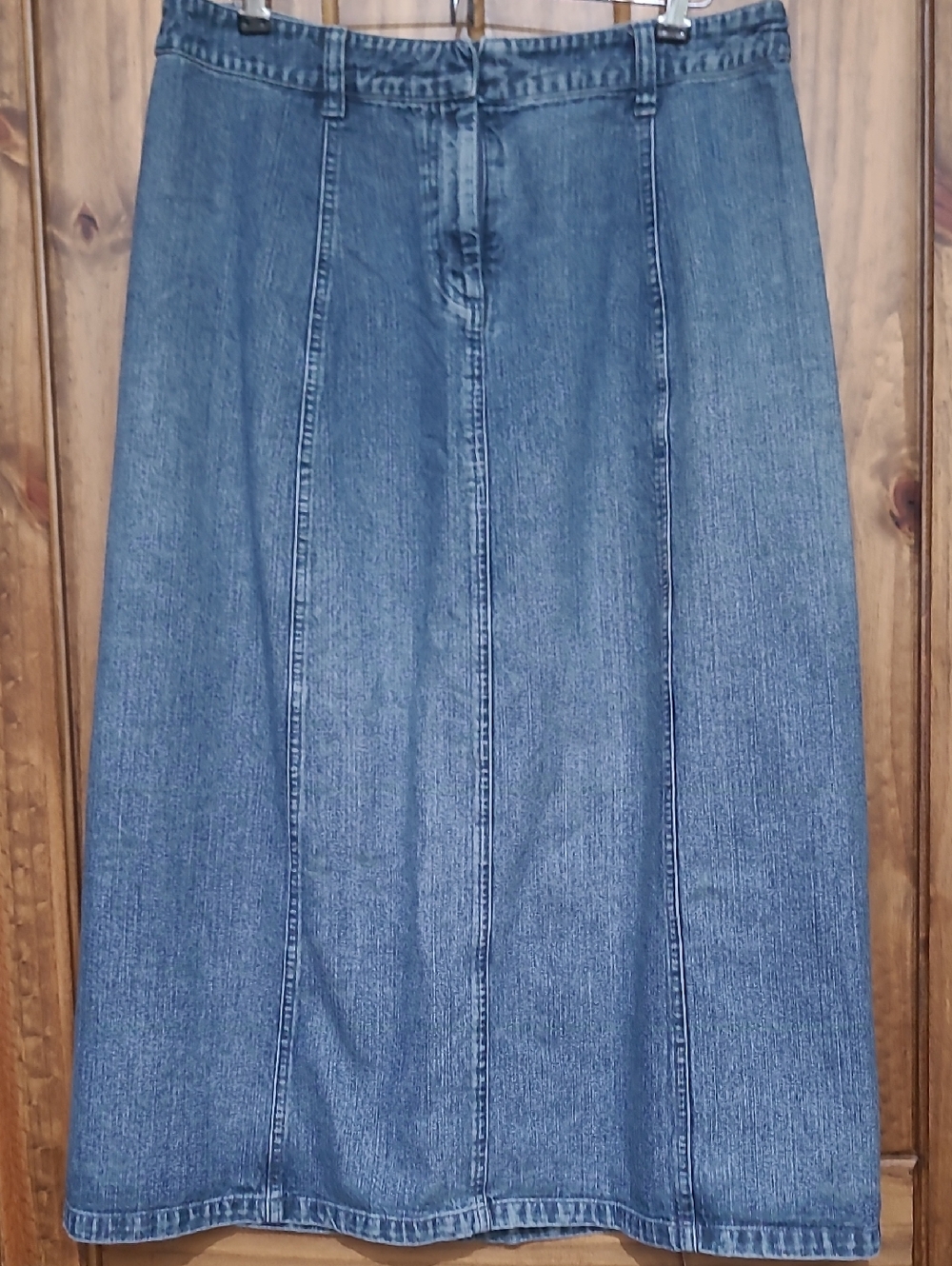 Christopher & Banks Light Blue Denim Skirt. Size 12